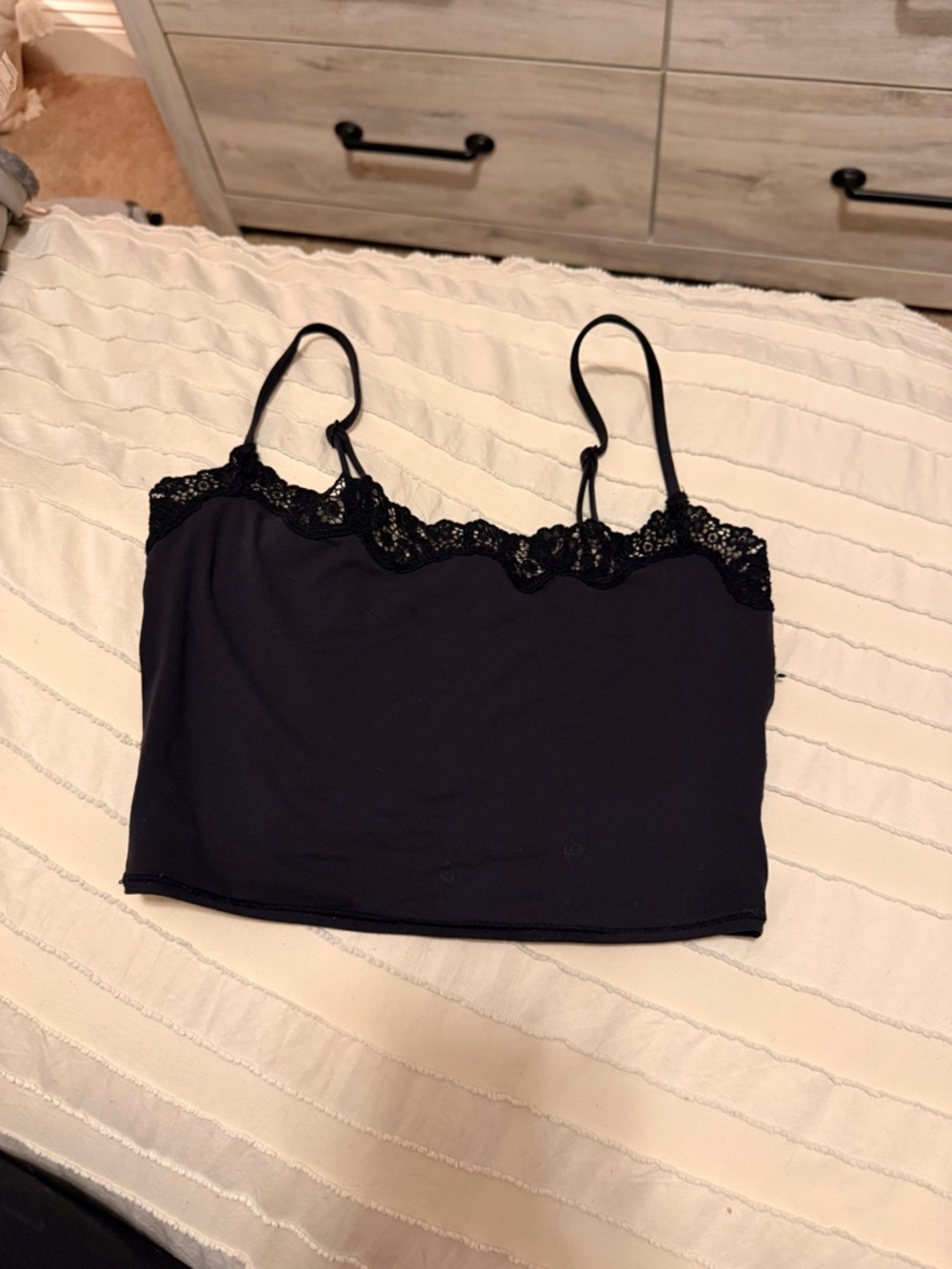 Skims Fits Everybody Lace Cami in Onyx